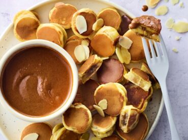 Mini pancakes cœur de banane