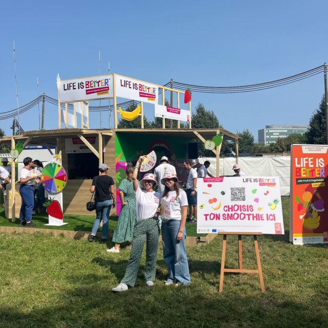 J-J !! C’est parti pour 4 jours de folie sur @rockenseine … avec la banane évidemment !!

Au programme sur le stand “Life is better avec les légumes, les fruits et la banane” : des vélos smoothie,  une roue à tourner pour tenter de gagner de beaux cadeaux et… du fun, de l’énergie, de la bonne humeur 😍
On vous attend nombreuses et nombreux !!

#Lifeisbetter #EUAgripromo #banane