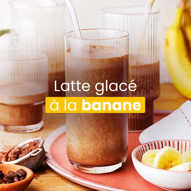 Besoin de fraîcheur ? Cet été, la banane passe en mode givré avec ce latté glacé délicieusement rafraîchissant ! 🍌❄️
 
Alors, tu vas tester ?
 
📌 Enregistre le post pour les jours de grosse chaleur 😉☀️